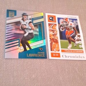 Clemson Jacksonville Jaguars Teammates Trevor Lawrence Travis Etienne  Elite